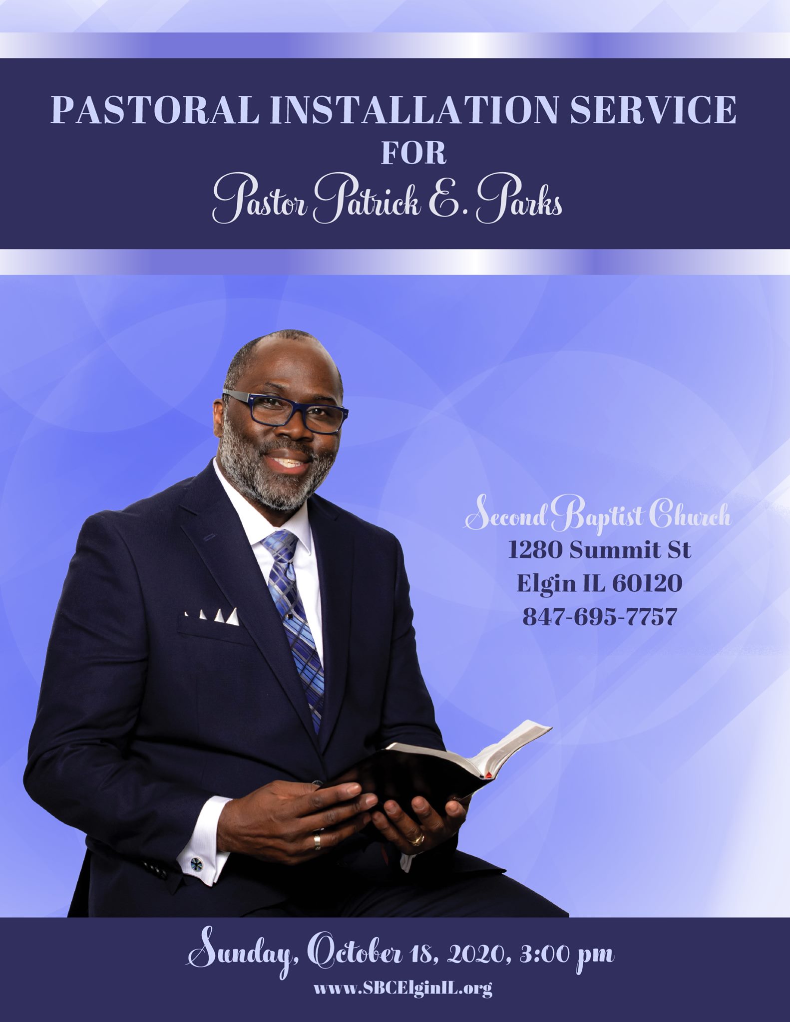 Pastoral Installation Service for Pastor Parks Second